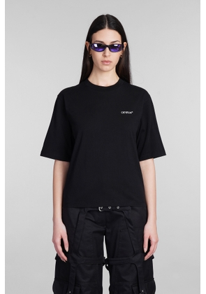 Off-White T-Shirt In Black Cotton