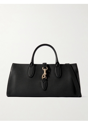 Gucci - Jackie Textured-leather Shoulder Bag - Black - One size