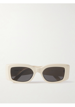 CELINE Eyewear - Triomphe Oversized Square-frame Acetate Sunglasses - Ivory - One size