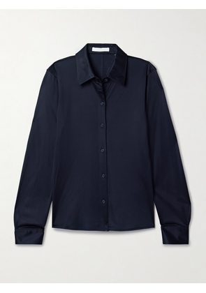 Helmut Lang - Satin-jersey Shirt - Blue - xx small,x small,small,medium,large,x large