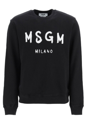 Msgm Brushed Logo Sweatshirt