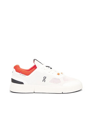 On The Roger Spin Sneaker in White. Size 11.5, 12.