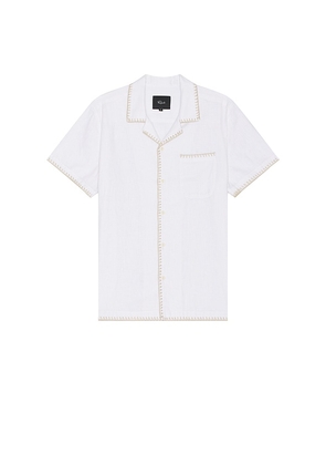 Rails Shane Shirt in White. Size S.