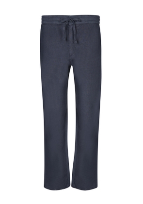 120% Lino Blue Linen Trousers