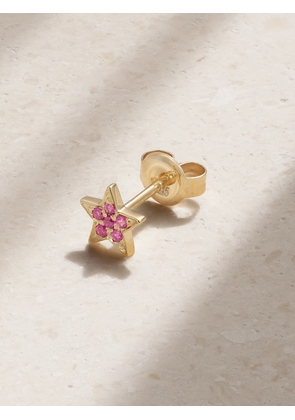 Andrea Fohrman - 14-karat Gold Sapphire Earring - One size