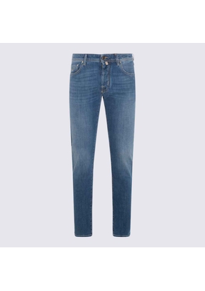 Jacob Cohen Blue Cotton Denim Jeans