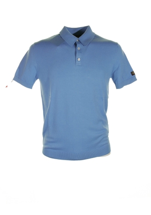Paul & shark Light Blue Short-Sleeved Polo Shirt