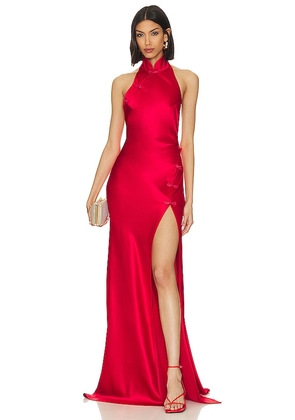 SAU LEE Michelle Gown in Red. Size 00, 6, 8.