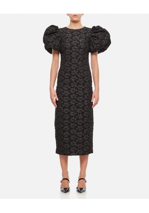 Rotate By Birger Christensen 3D Jacquard Midi Dress