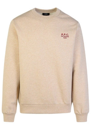 A.p.c. Logo Embroidered Crewneck Sweatshirt