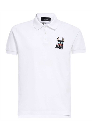Dsquared2 Short Sleeve Cotton Polo Shirt