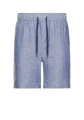 Vintage Summer Linen Short in Blue. Size XL/1X.