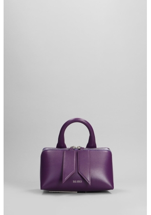 The Attico Friday Shoulder Bag In Viola Leather