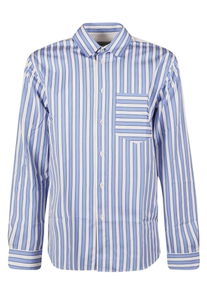 J.w. Anderson Classic Fit Patchwork Shirt
