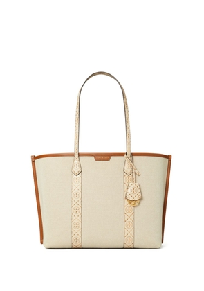 Tory Burch Perry canvas tote bag - Neutrals