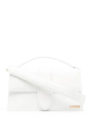 Jacquemus Le Bambinou logo-plaque tote bag - White