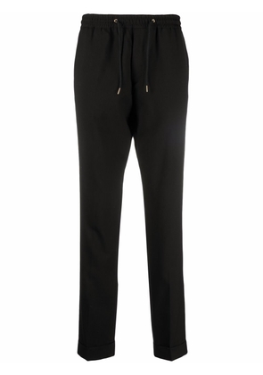 Paul Smith drawstring-waist slim-cut trousers - Black