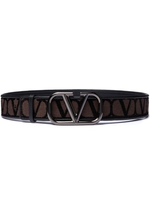 Valentino Garavani Toile Iconographe belt - Brown