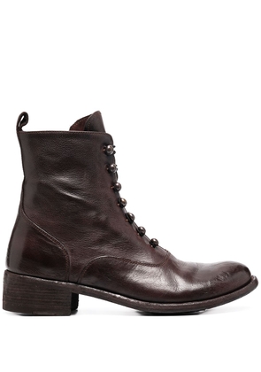 Officine Creative Lison lace-up boots - Brown