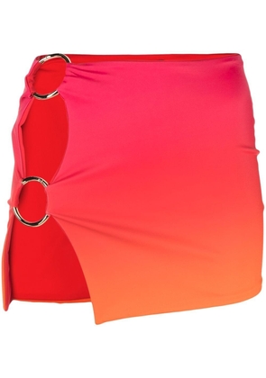 Louisa Ballou double-ring mini skirt - Pink