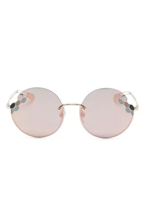 Bvlgari BV6124 round-frame sunglasses - Gold