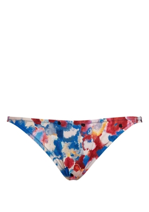 Vilebrequin floral print bikini bottoms - Blue