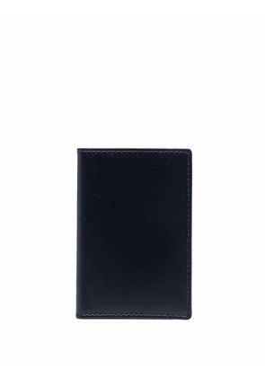 Comme Des Garçons Wallet logo-stamp folding wallet - Blue