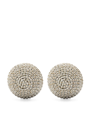 Peserico bead-detail stud earrings - Neutrals