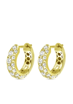 LILY GABRIELLA 18kt yellow gold Hex diamond earrings
