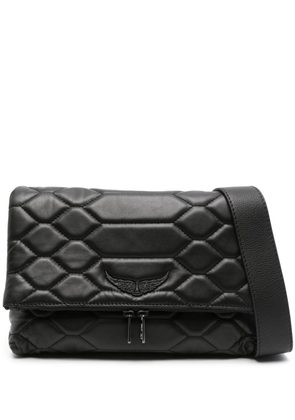 Zadig&Voltaire Rocky quilted leather shoulder bag - Black
