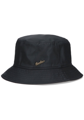 Borsalino Rain logo-plaque bucket hat - Brown