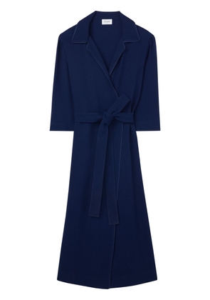St. John crepe wrap dress - Blue