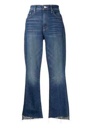 MOTHER The Insider cropped-leg jeans - Blue