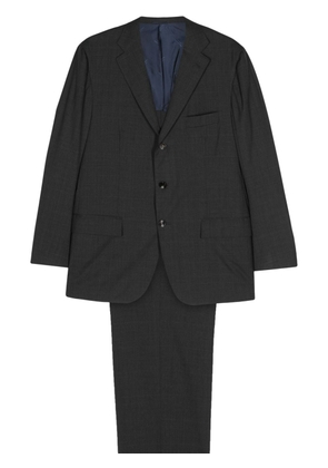 Kiton notched-lapels single-breasted suit - Grey