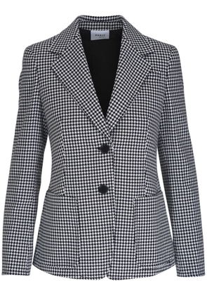 Akris Punto check-pattern single-breasted blazer - Black