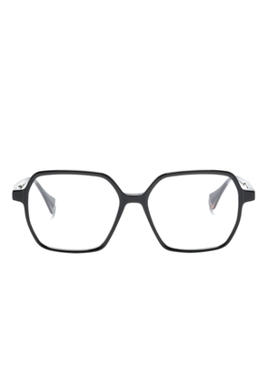 GIGI STUDIOS Fresh oversize-frame glasses - Black
