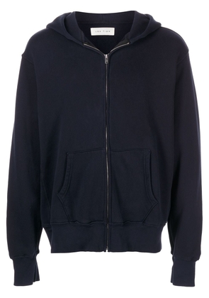 Les Tien cotton zip-up hoodie - Blue