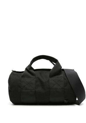 Comme des Garçons Homme Plus logo-patch zipped bag - Black