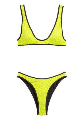 BARROW logo-print bikini set - Yellow