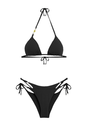 BARROW logo-patch bikini set - Black