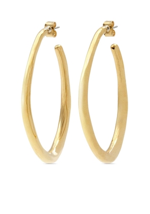 ISABEL MARANT Pleasant sculpted-hoop earrings - Gold