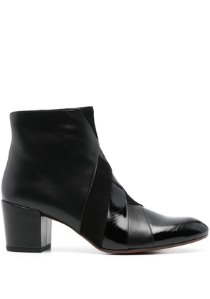 Chie Mihara Nuscap 60mm leather ankle boots - Black