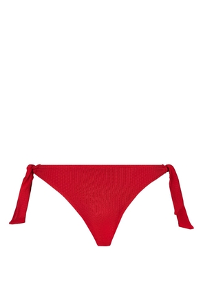 Vilebrequin Plumetis side-tie bikini bottoms - Red