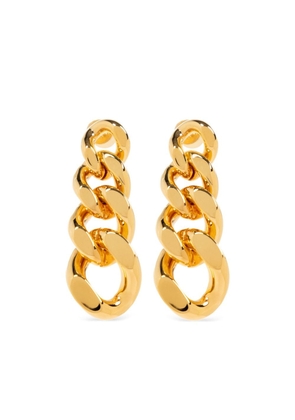 Jil Sander cable-link drop earrings - Gold