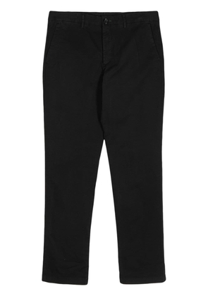 PS Paul Smith logo-embroidered straight-leg trousers - Black