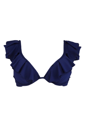 Vilebrequin Plumetis underwire-cup bikini top - Blue