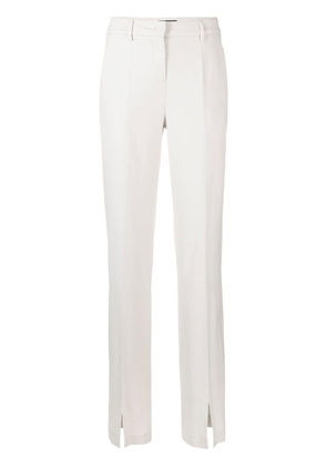 Fabiana Filippi slit-detail tailored trousers - Grey