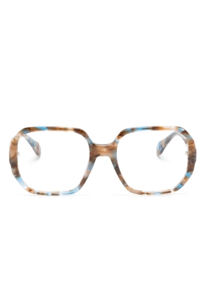 GIGI STUDIOS Anastasia tortoiseshell-effect glasses - Brown