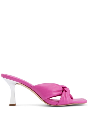 Michael Michael Kors Elena leather sandals - Pink