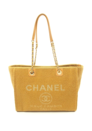 CHANEL Pre-Owned 2019 Deauville tote bag - Yellow
